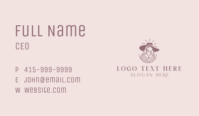 Western Cowgirl Rodeo Business Card Image Preview