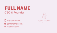 Floral Garden Woman Body Business Card Image Preview