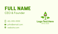 Natural Wine Plant Business Card Image Preview