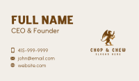 Gold Griffin Creature Business Card Image Preview