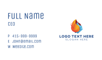 Hot Cold Air Conditioning Business Card Image Preview