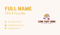 Dog Grooming Towel Business Card Image Preview