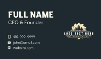 Forest Sawmill Woodcutter Business Card Design