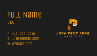 Phoenix Mythical Letter  Business Card Image Preview