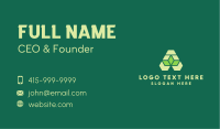 Green Origami Lettermark Business Card Image Preview