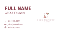 Rose Petal Lettermark  Business Card Image Preview