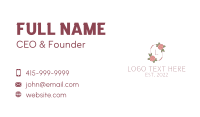 Rose Petal Lettermark  Business Card Design