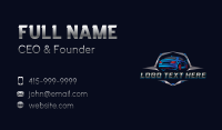 Racing Car Garage Business Card Preview