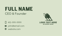 Bull Bison Animal Business Card Image Preview