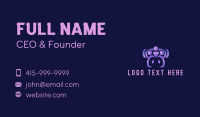 Human Disability Wheelchair Business Card Preview