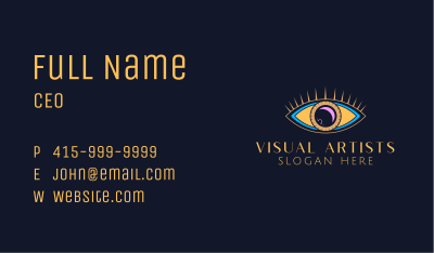Astral Cosmic Eye Business Card Image Preview