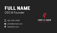 Chicken Fire Steakhouse Business Card Design