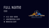 Heat Cool HVAC Business Card Image Preview