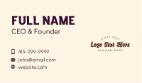 Classic Store Wordmark Business Card Image Preview