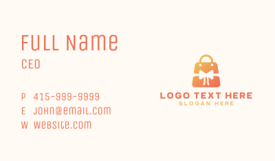 Ribbon Shopping Mall Business Card Image Preview