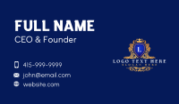 Royal Lion Crest Business Card Image Preview