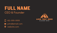 Mining Quarry Excavation  Business Card Preview