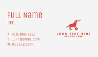 Labrador Dog Training Business Card Image Preview