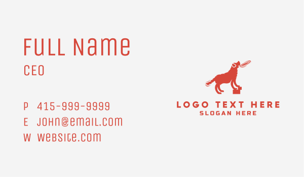 Labrador Dog Training Business Card Design Image Preview
