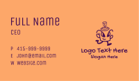 Purple Spray Paint Doodle  Business Card Image Preview