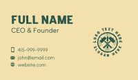 Chisel Mallet Woodworking  Business Card Image Preview