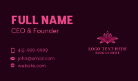 Lotus Spa Wellness Business Card Preview