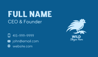 Blue Wild Bird Business Card Image Preview