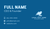 Blue Wild Bird Business Card Preview