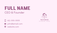 Mother Love Infant Business Card Image Preview