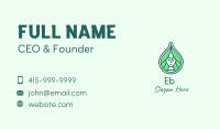 Green Natural Lady Business Card Image Preview