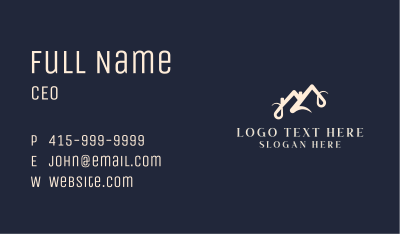 Roofing Property Residence Business Card Image Preview