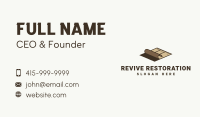 Wooden Floor Installation Business Card Image Preview