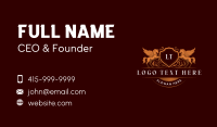 Elegant Stallion Horse Wing Business Card Preview