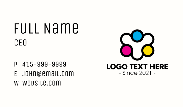 Community Printing Company Business Card Design Image Preview