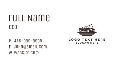 Luxury Automotive Car Business Card Image Preview