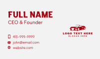 Red Car Transport Business Card Image Preview