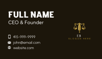 Quill Justice Scale Pen Business Card Image Preview