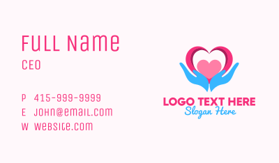 Social Love Counseling Business Card