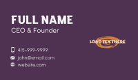 Urban Brush Lettering Wordmark Business Card Image Preview