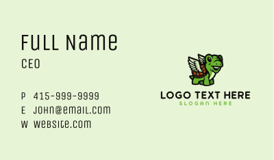 Turtle Dove  Mascot Business Card Image Preview