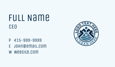 Pipe Maintenance Plumber Business Card Image Preview