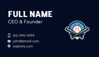 Baseball Sports League Business Card Preview