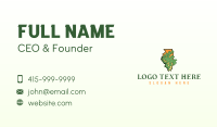 Illinois White Oak Leaf Business Card Design