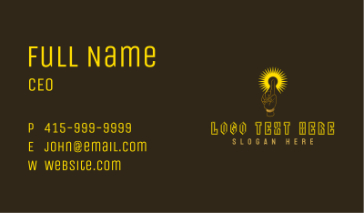 Finger Sun Energy Business Card Image Preview