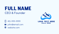 Mountain River Travel Business Card Image Preview