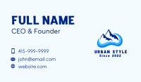 Mountain River Travel Business Card Image Preview