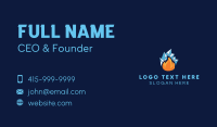 Flame Iceberg Ventilation Business Card Image Preview
