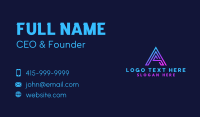 Technology Business Letter A Business Card Preview