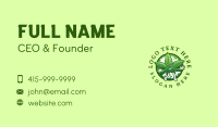 Organic Leaf Marijuana Business Card Design