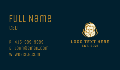Greek Man Character  Business Card Image Preview